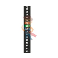 Термоиндикатор-термометр многоразовый Hallcrest Thermindex - Многоразовая термоиндикаторная наклейка Hallcrest Digitemp 16