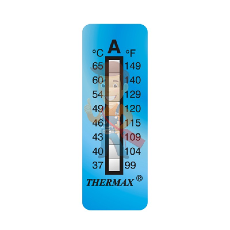 Термоиндикаторная наклейка Thermax 8