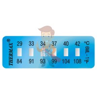 Наклейка-термометр для холодильников Hallcrest Fridge - Термоиндикаторная наклейка Thermax Strip 6