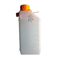 Пластиковая бутылка "ЧИБИС" 1 л с узким горлом (19 мм) для взятия проб в комплекте с пломбой - Канистра 1 л