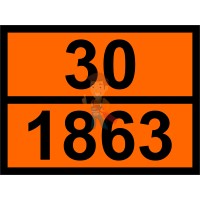 Знак опасности АК 801 - Знак ООН 30/1863