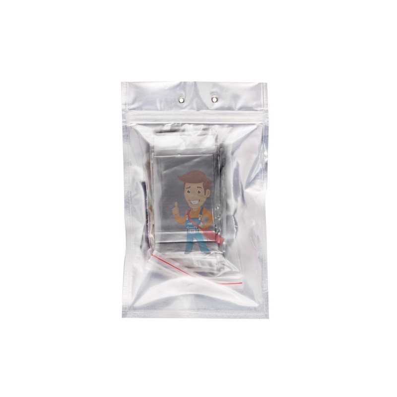 Упаковочные цветные зип пакеты Forceberg HOME & DIY с замком zip-lock 6х7 см, серебристый, 50 шт - фото 7