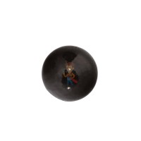 Металлическая шайба D20 мм - Неодимовый магнит шар 6 мм, черный