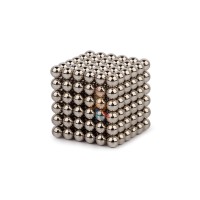 Forceberg TetraCube - куб из магнитных кубиков 4 мм, черный, 216 элементов  - Forceberg Cube - куб из магнитных шариков 6 мм, стальной, 216 элементов