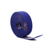 Многоразовые нейлоновые цветные хомуты-липучки Forceberg Home&DIY 150х12 для стяжки и подвязки, 5 шт - Многоразовая нейлоновая лента-липучка Forceberg Home & DIY 25 мм для стяжки и подвязки, синяя, 5 м