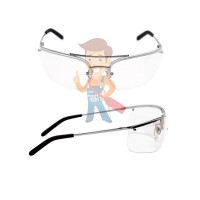 Cалфетки очищающие для ухода за очками в диспенсере, 500 штук в индивидуальных упаковках - Открытые защитные очки, прозрачные, покрытие AS/AF от покрытие AS/AF от царапин и запотевания