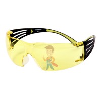 Открытые защитные очки из поликарбоната, серые, с покрытием Scotchgard™ - Очки открытые защитные SecureFit™ 403, цвет лин - желтый, с покрытием AS/AF против царапин и запотевания