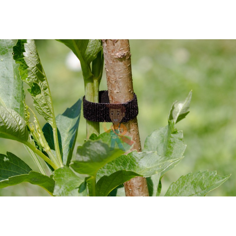 Многоразовая нейлоновая лента-липучка Forceberg Home & DIY 16 мм для стяжки и подвязки, черная, 5 м - фото 4
