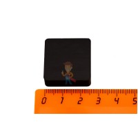 Ферритовый магнит диск 14х3 мм с клеевым слоем - Ферритовый магнит прямоугольник 26х26х9.3 мм