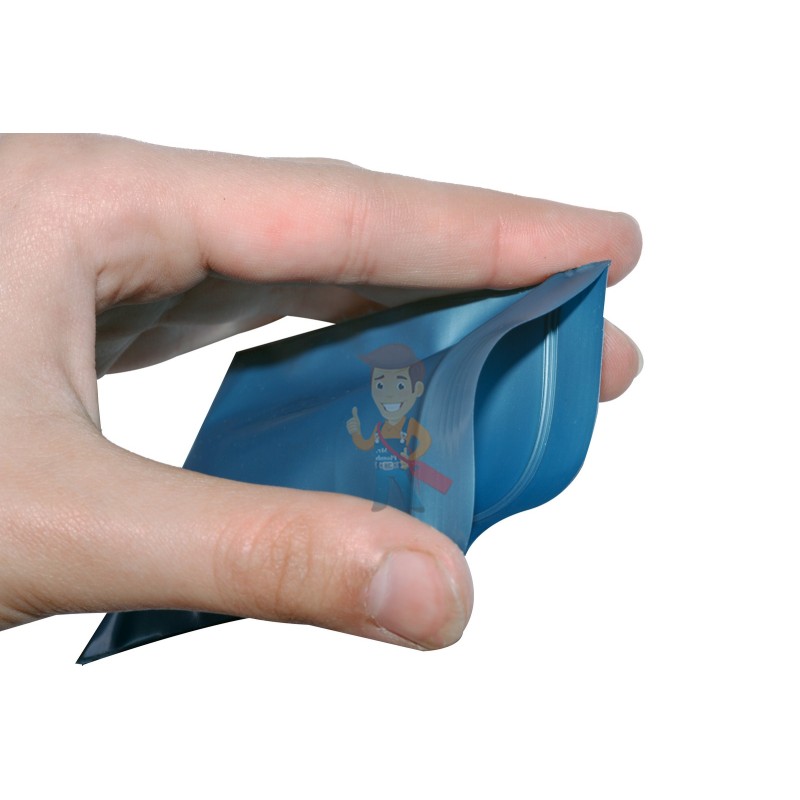 Упаковочные цветные зип пакеты Forceberg HOME & DIY с замком zip-lock 6х7 см, синий, 50 шт - фото 4